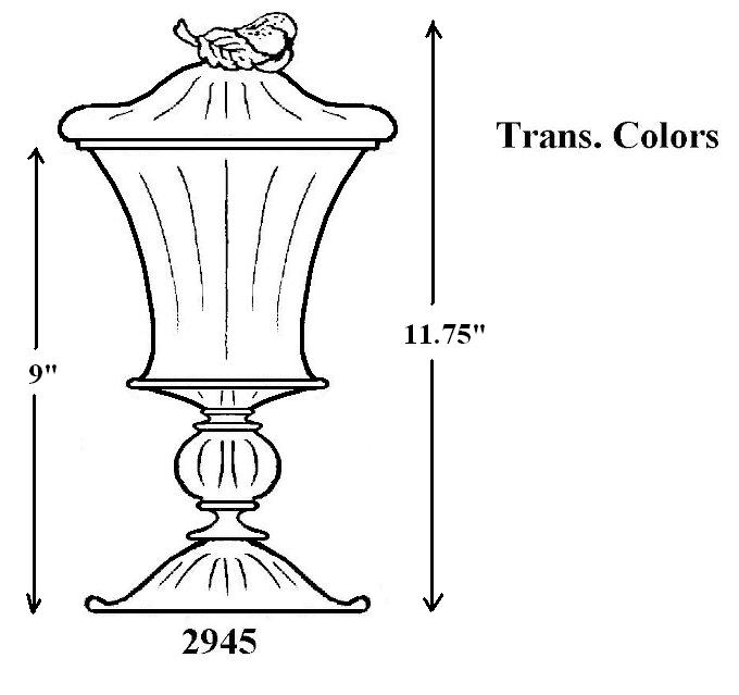 2945 - Covered Vase