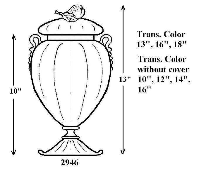 2946 - Covered Vase