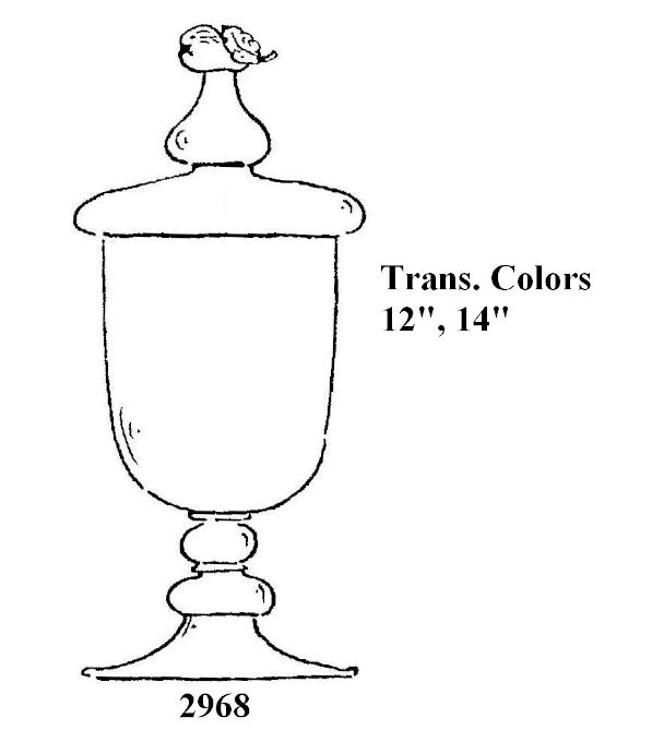 2968 - Covered Vase