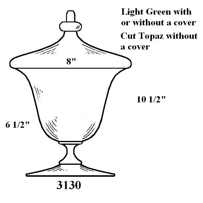 3130 - Covered Vase