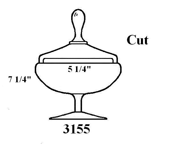 3155 - Covered Vase