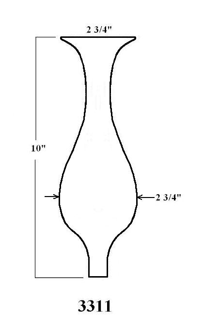 3311 - Limousine Vase