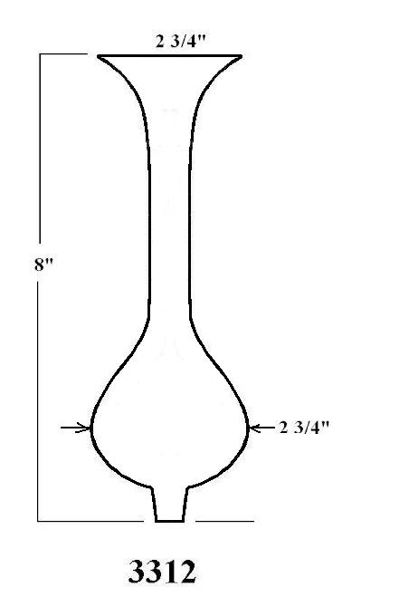 3312 - Limousine Vase