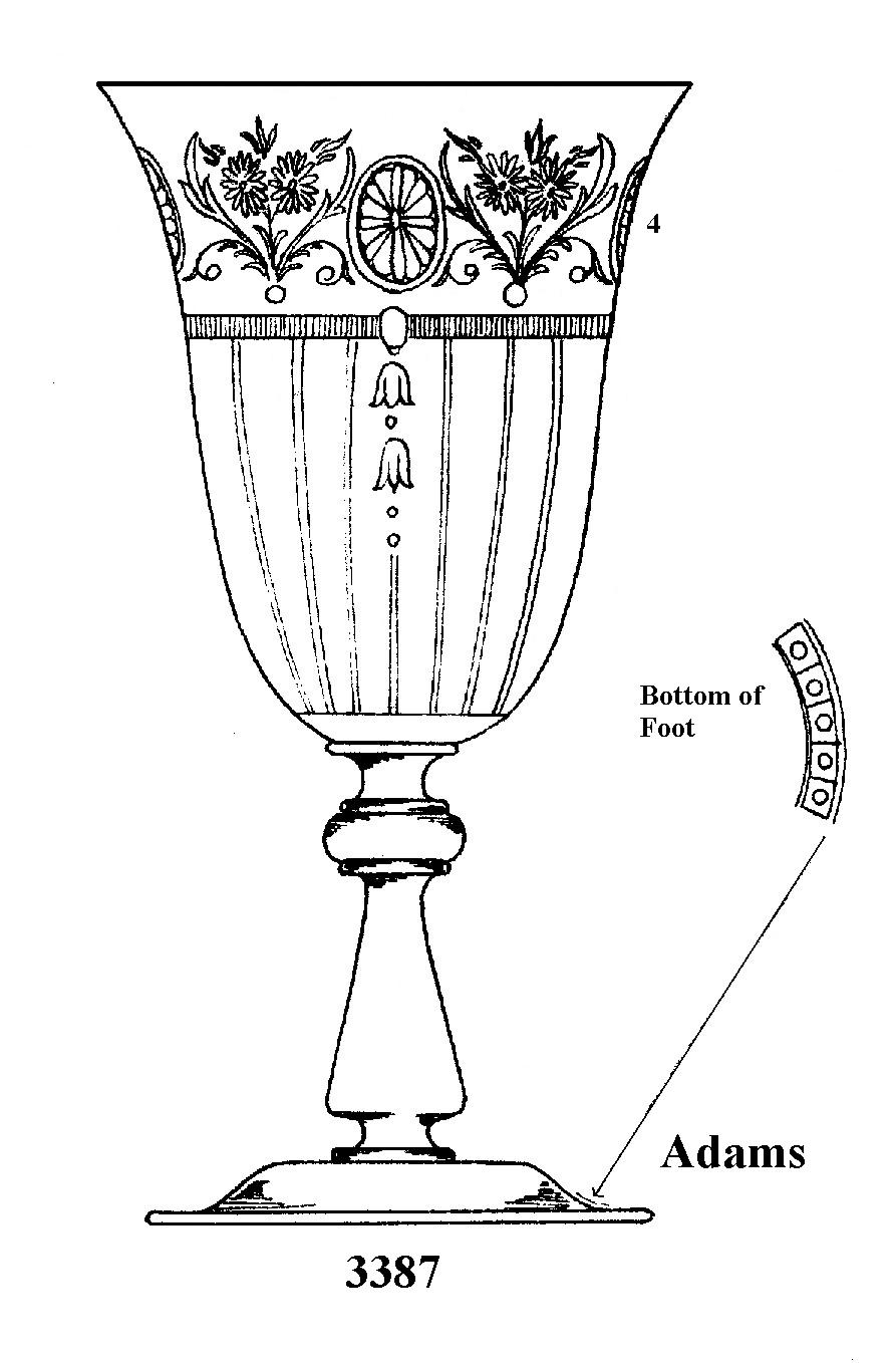 3387 - Engraved Goblet