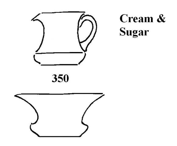 350 - Cream & Sugar