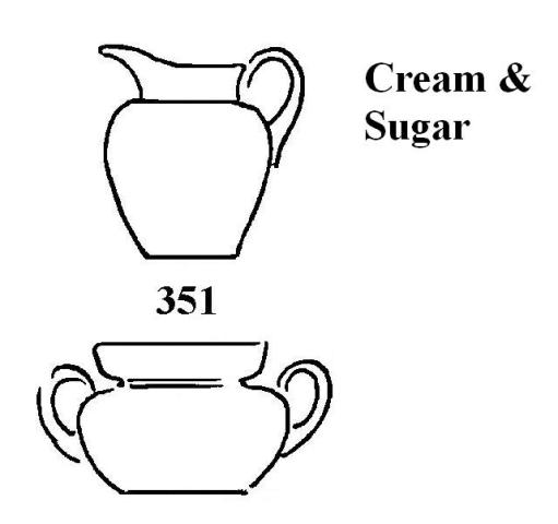 351 - Cream & Sugar