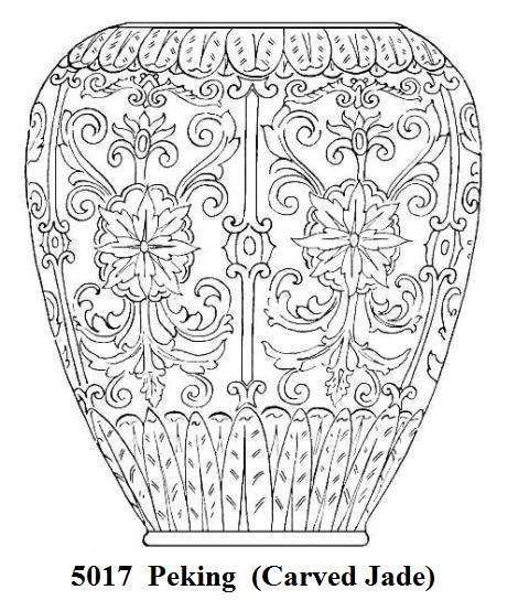 5017 - Acid Etched Vase