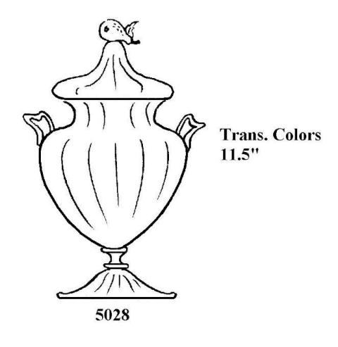 5028 - Covered Vase