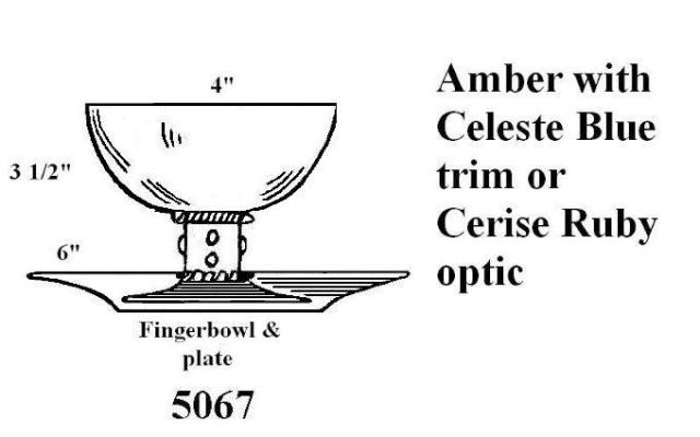 5067 - Fingerbowl & Underplate