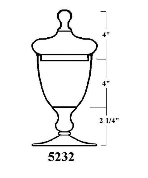 5232 - Covered Vase