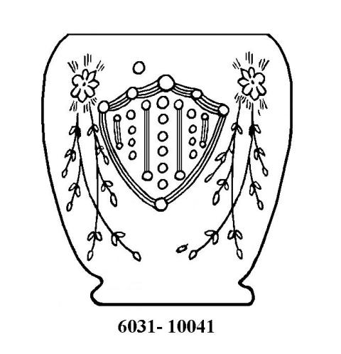 6031 - Engraved Vase
