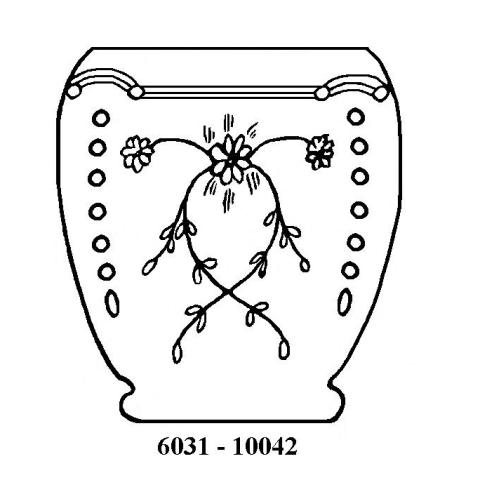 6031 - Engraved Vase