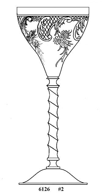 6126 - Engraved Goblet