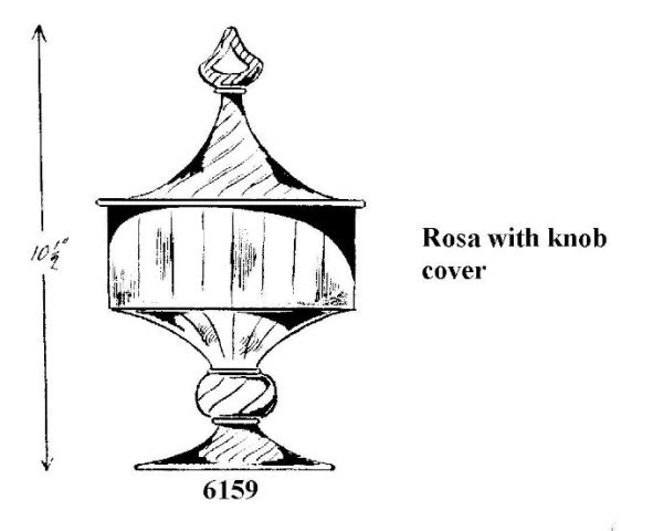 6159 - Covered Vase