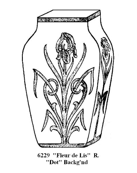 6229 - Acid Etched Vase