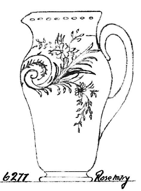 6277 - Engraved Pitcher