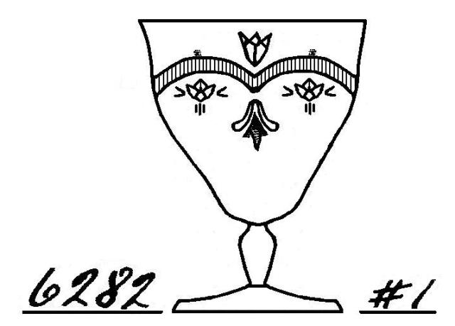 6282 - Engraved Goblet