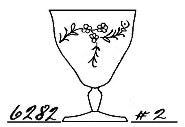 6282 - Engraved Goblet