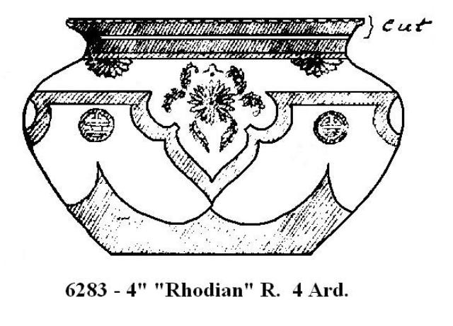 6283 - Acid Etched Vase