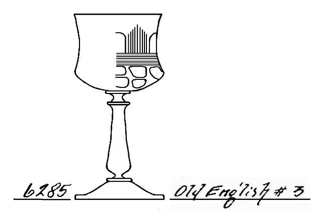 6285 - Engraved Goblet