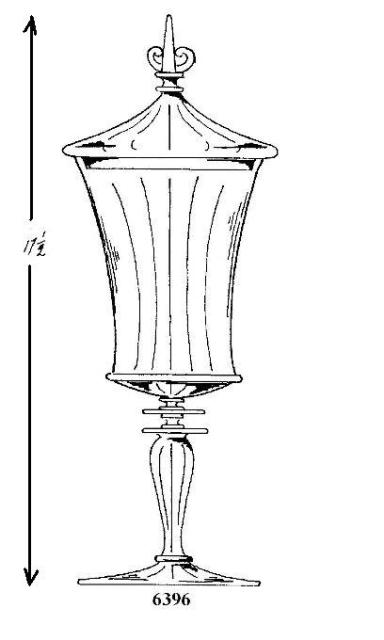 6396 - Covered Vase