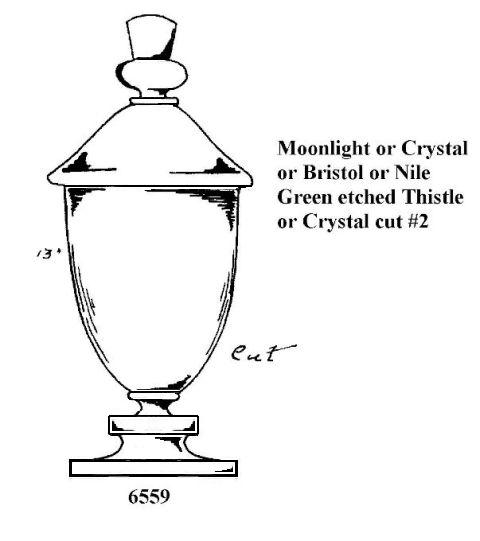 6559 - Covered Vase