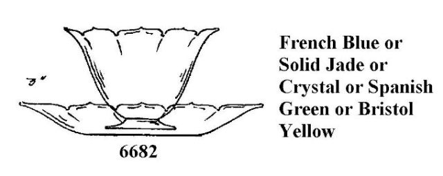 6682 - Fingerbowl & Underplate