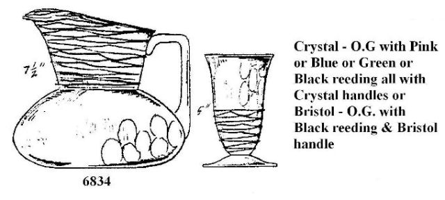 6834 - Pitcher & Tumbler