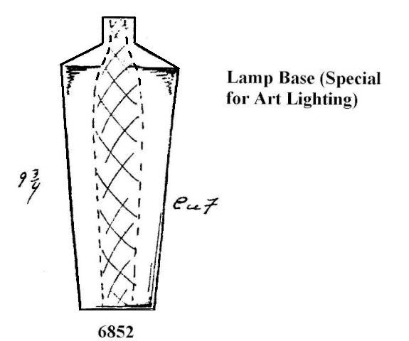 6852 - Lamp Base