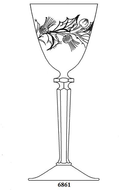 6861 - Engraved Goblet