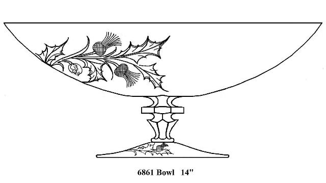 6861 - Engraved Bowl