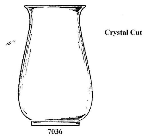 7036 - Acid Etched Vase