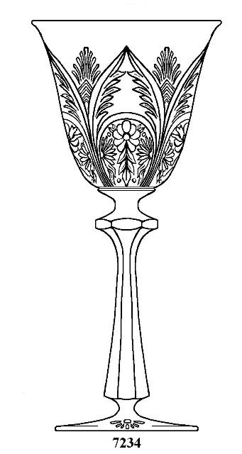 7234 - Engraved Goblet