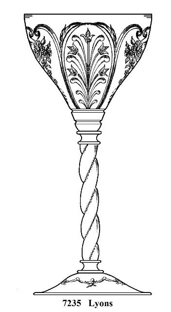 7235 - Engraved Goblet