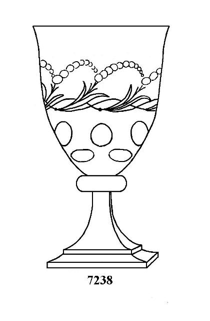 7238 - Engraved Goblet