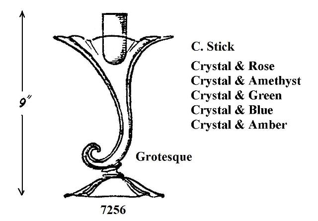 7256 - Grotesque Candlestick