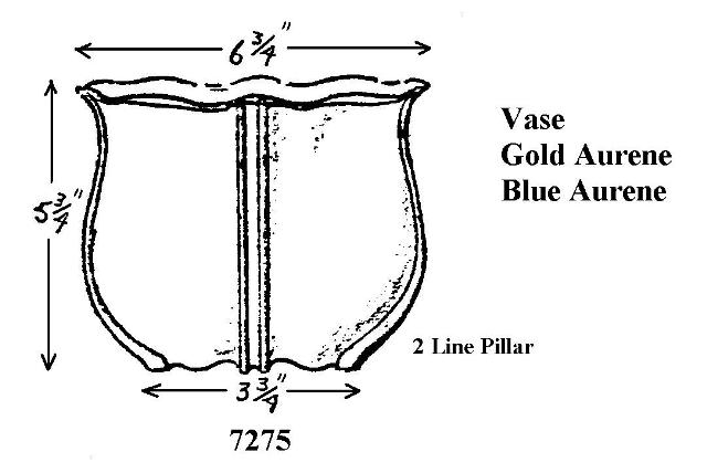 7275 - Two Line Pillar Vase