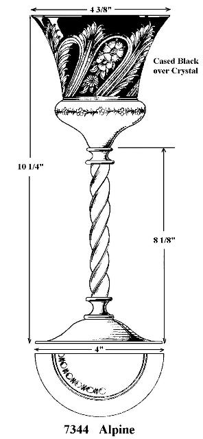 7344 - Engraved Goblet