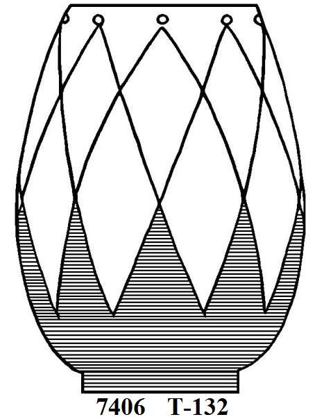 7406 - Engraved Vase