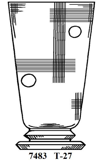 7483 - Engraved Vase