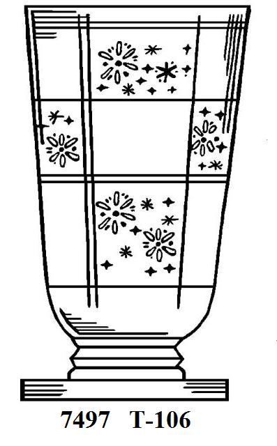 7497 - Engraved Vase