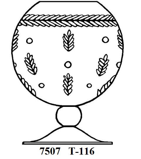 7507 - Engraved Vase