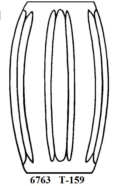 7508 - Engraved Vase