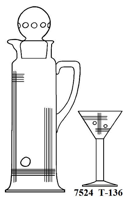 7524 - Engraved Cocktail Glass