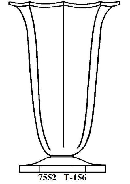 7552 - Engraved Vase