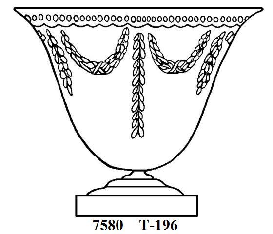 7580 - Engraved Vase