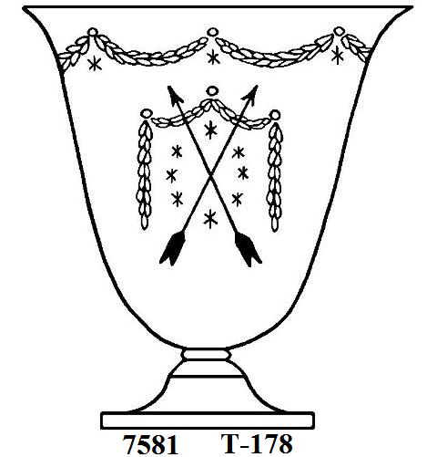 7581 - Engraved Vase