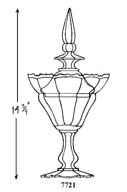 7721 - Covered Vase