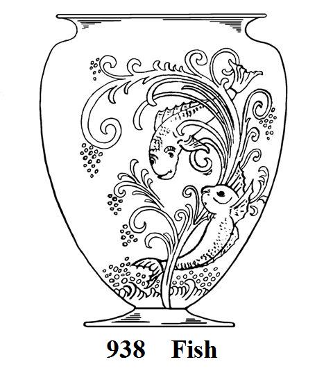 938 - Acid Etched Vase