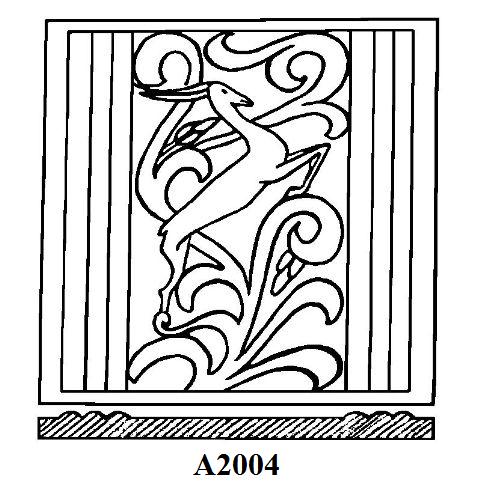 Line Drawing of shape #A2004